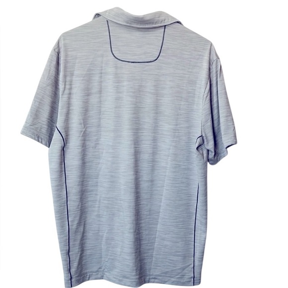 Caribbean Performance Men’s  Size M Gray Polo Golf Athlesure Classic Resort - Picture 2 of 8